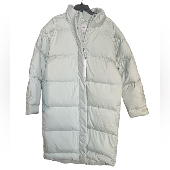 Calvin Klein Long Down Puffer Jacket sz XL - Picture 1 of 14